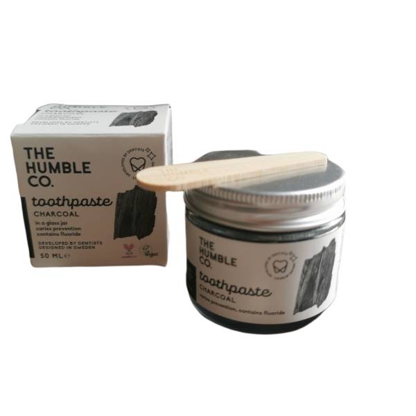 Tandpasta in glas Charcoal