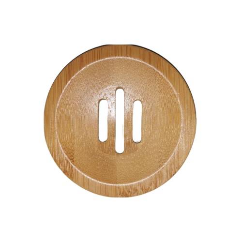 Bamboe zeepschaal rond