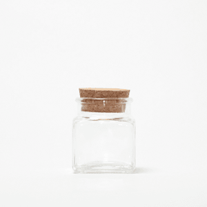 glazen bewaarpotje 100ml