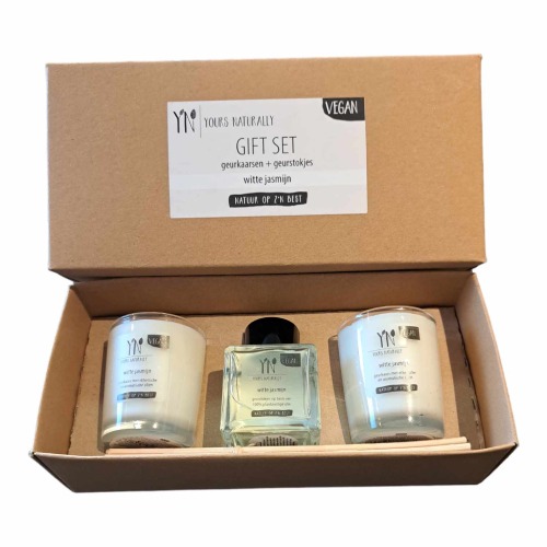 Giftset witte jasmijn