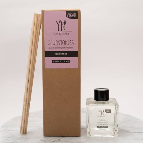 Geurstokjes 100 ml veldbloem