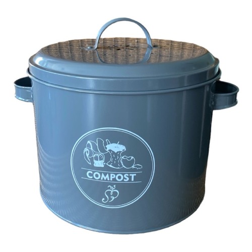 Esschert Design Compostbak antraciet 27 x 23 cm